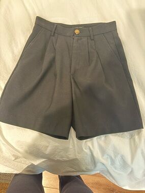 Anine Bing black trouser shorts